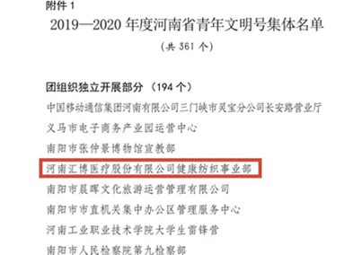 奋进不止！人生就是博-尊龙凯时集团入选河南省青年文明号集体名单